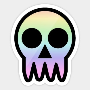 SKULL IN COLORS Sticker